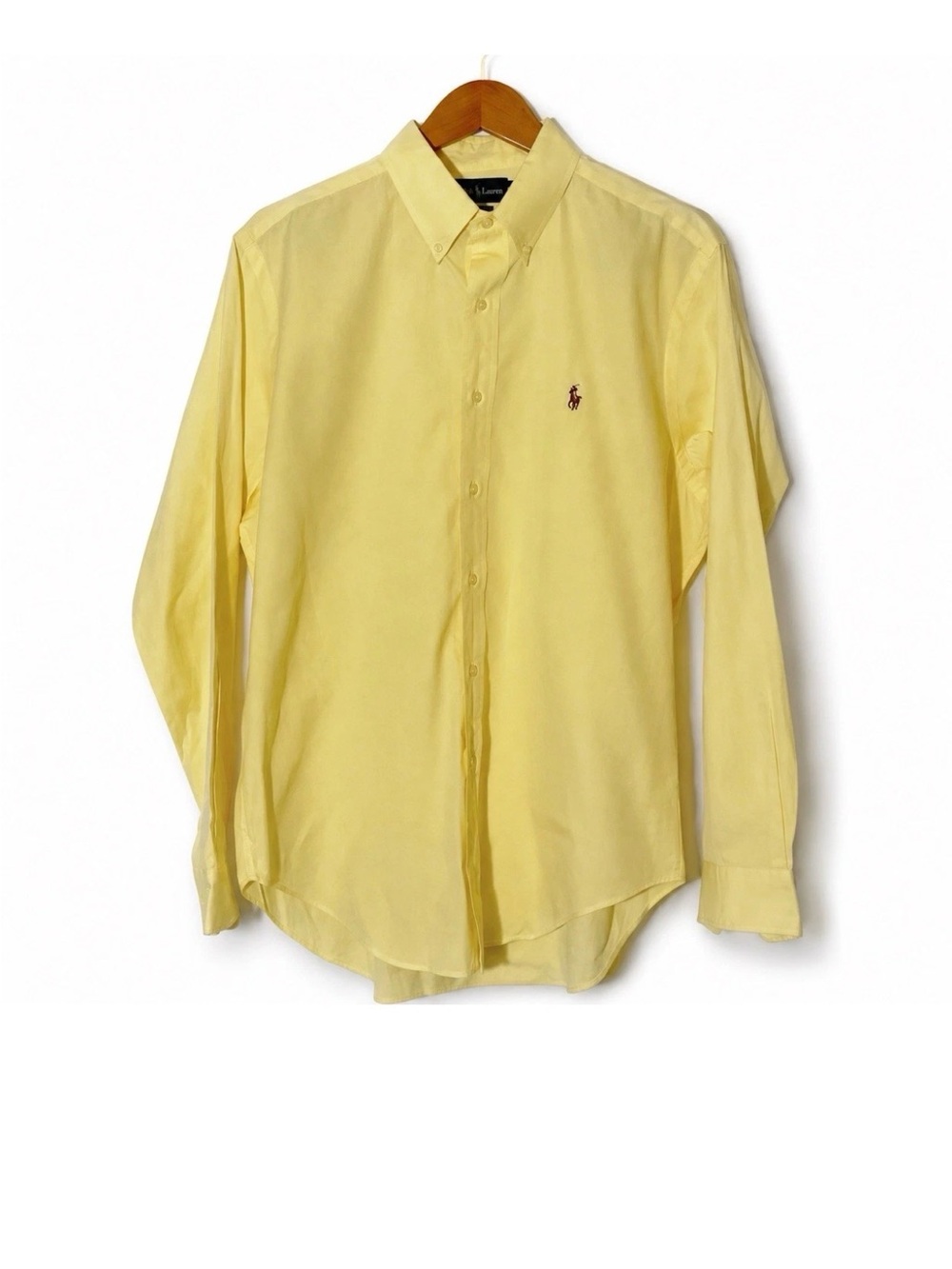 Polo Ralph Lauren Men’s 16.5 Yellow Long Sleeve Button Down Shirt